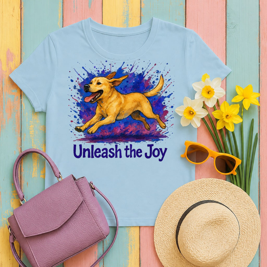 Unleash the Joy Lab T-Shirts in Light Blue