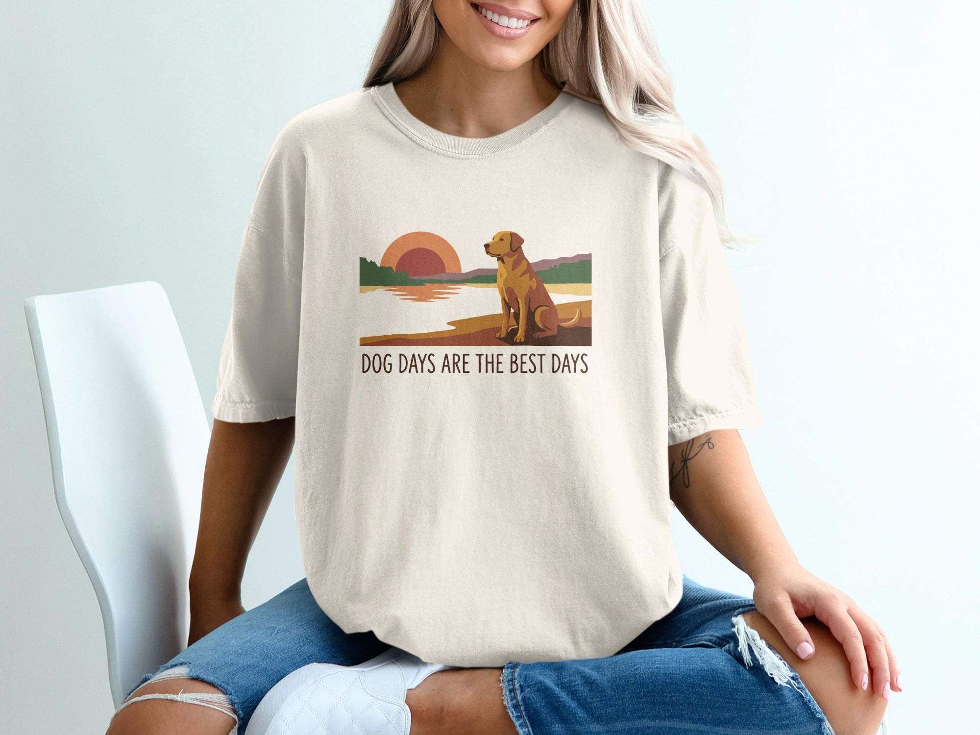 Dog Days Are the Best Days Graphic T-shirt