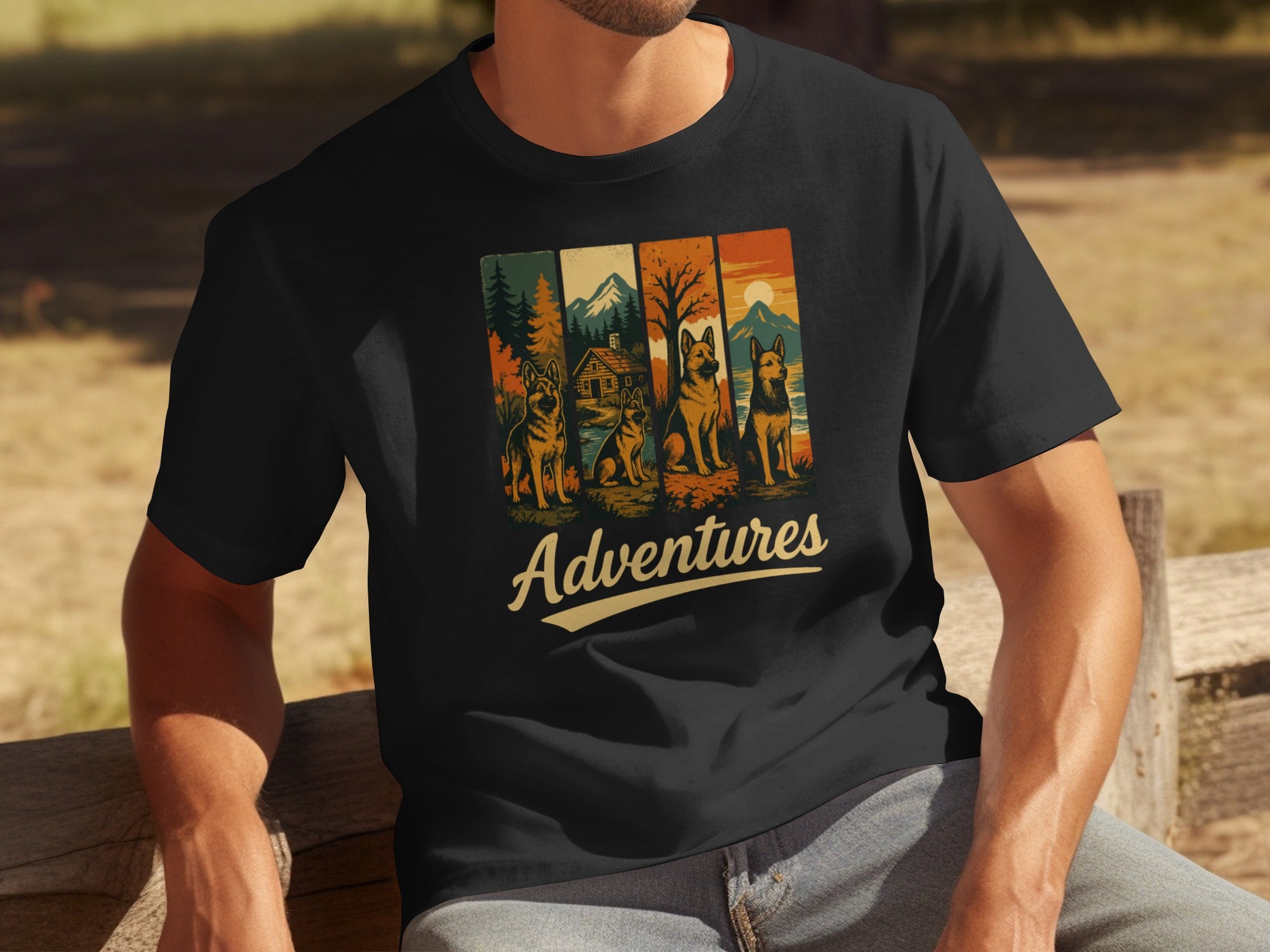 Vintage Style Adventures Graphic Tee for Outdoor Enthusiasts