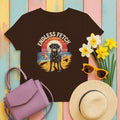 Endless Fetch Dogs Beach Fun Labrador Lover T-Shirt in Dark Chocolate