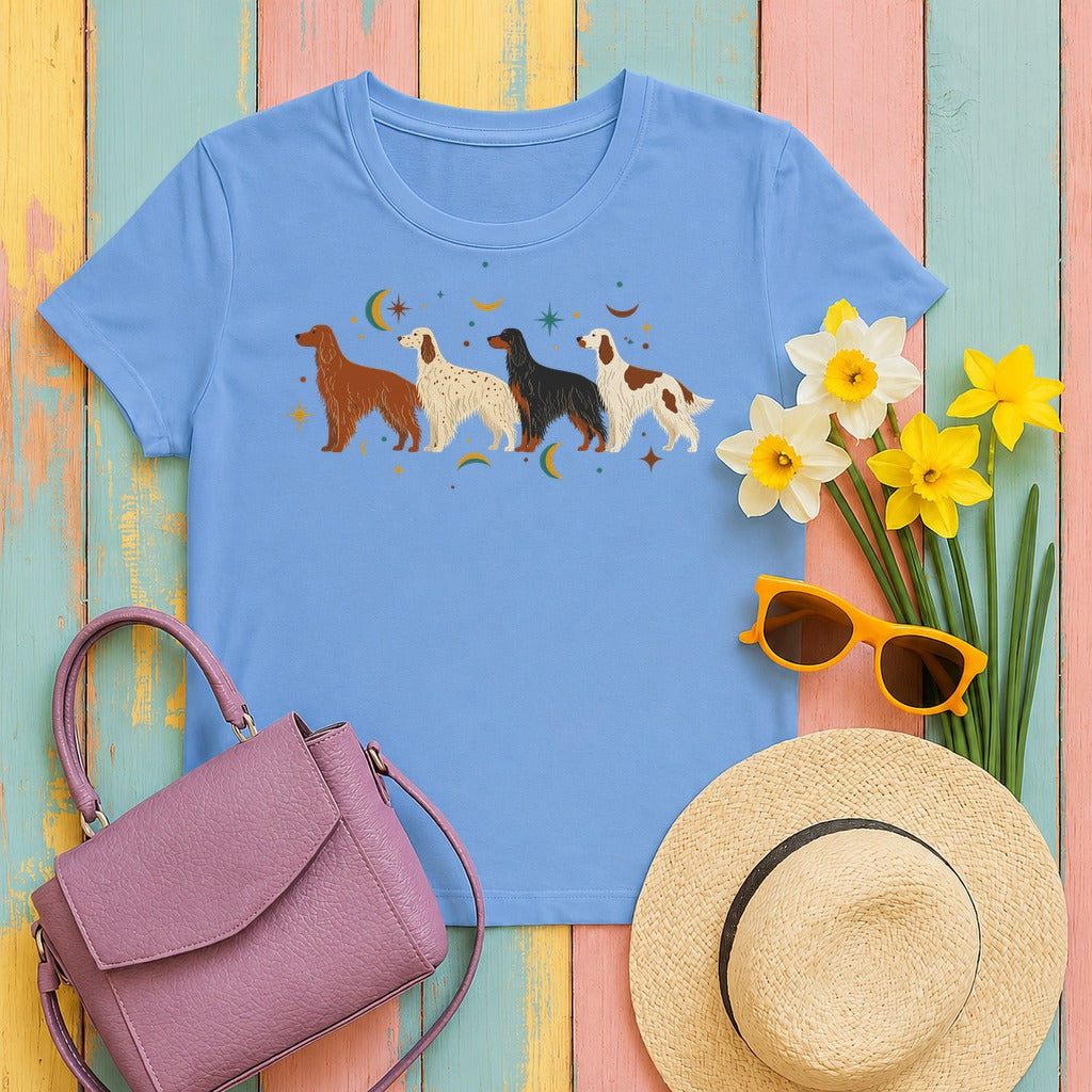 Celestial Setter Pack T-Shirt in Carolina Blue