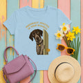 Personally Invested German Shorthaired Pointer T-Shirt in Light Blue