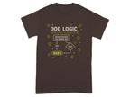 Dog Logic Something to Bark At Funny Animal Design T-Shirt T-shirt