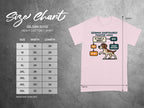 German Shorthaired Pointer logic t-shirt size chart for Gildan 5000 heavy cotton.