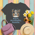 Alert. Acrobatic. Aussie. Graphic T-shirt in Dark Heather