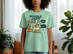 T-shirt with "Poodle Logic" flowchart and a cartoon poodle.