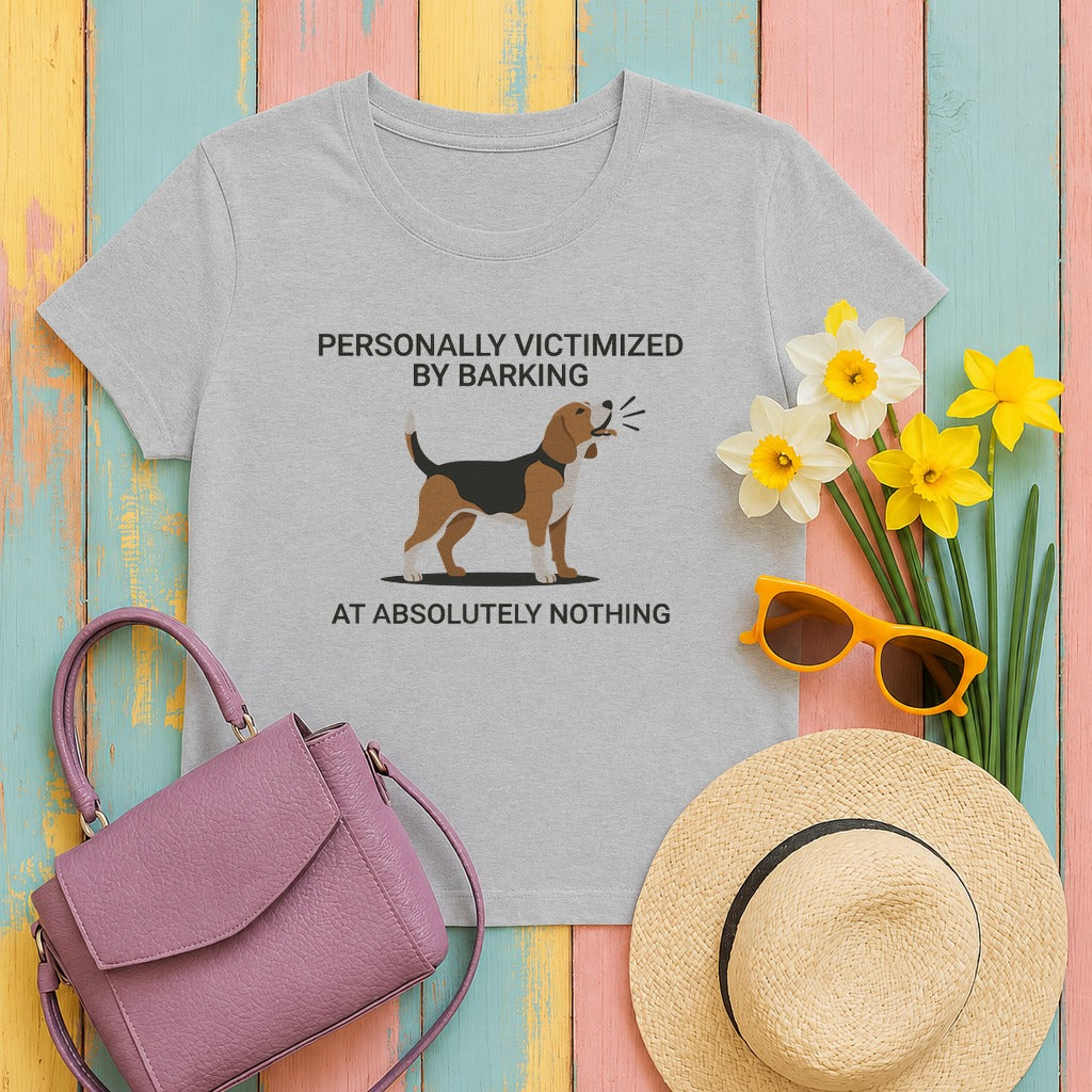 mig2 beagle-barking-at-nothing tee flat lay hero v8