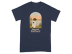 German Shorthaired Pointer by water with "Paws And Reflect" text.