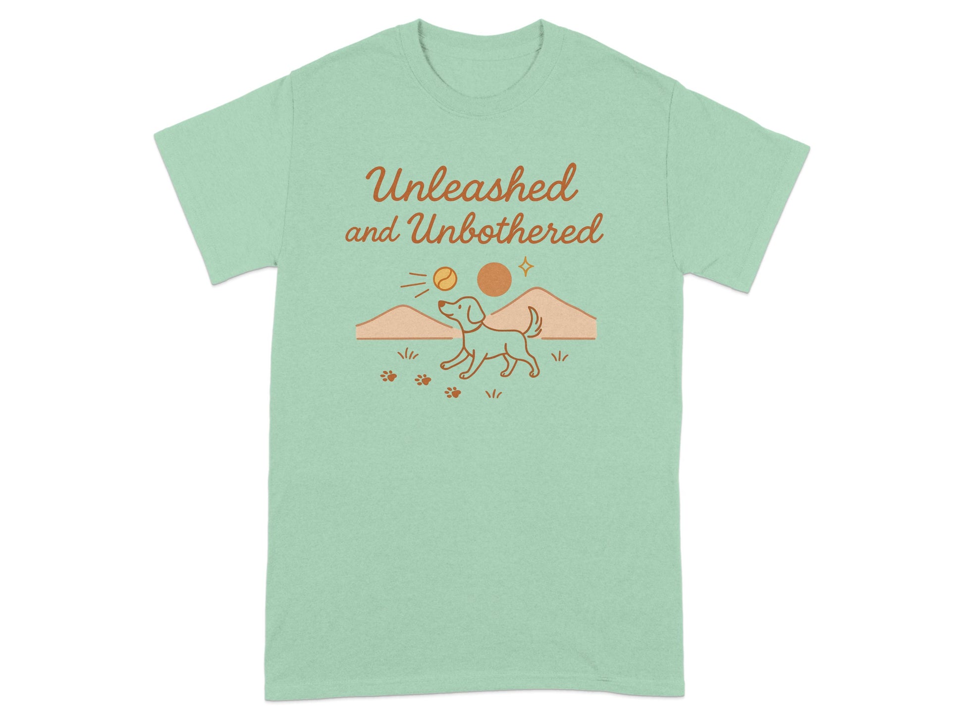 Unleashed and Unbothered Dog Graphic T-Shirt product type