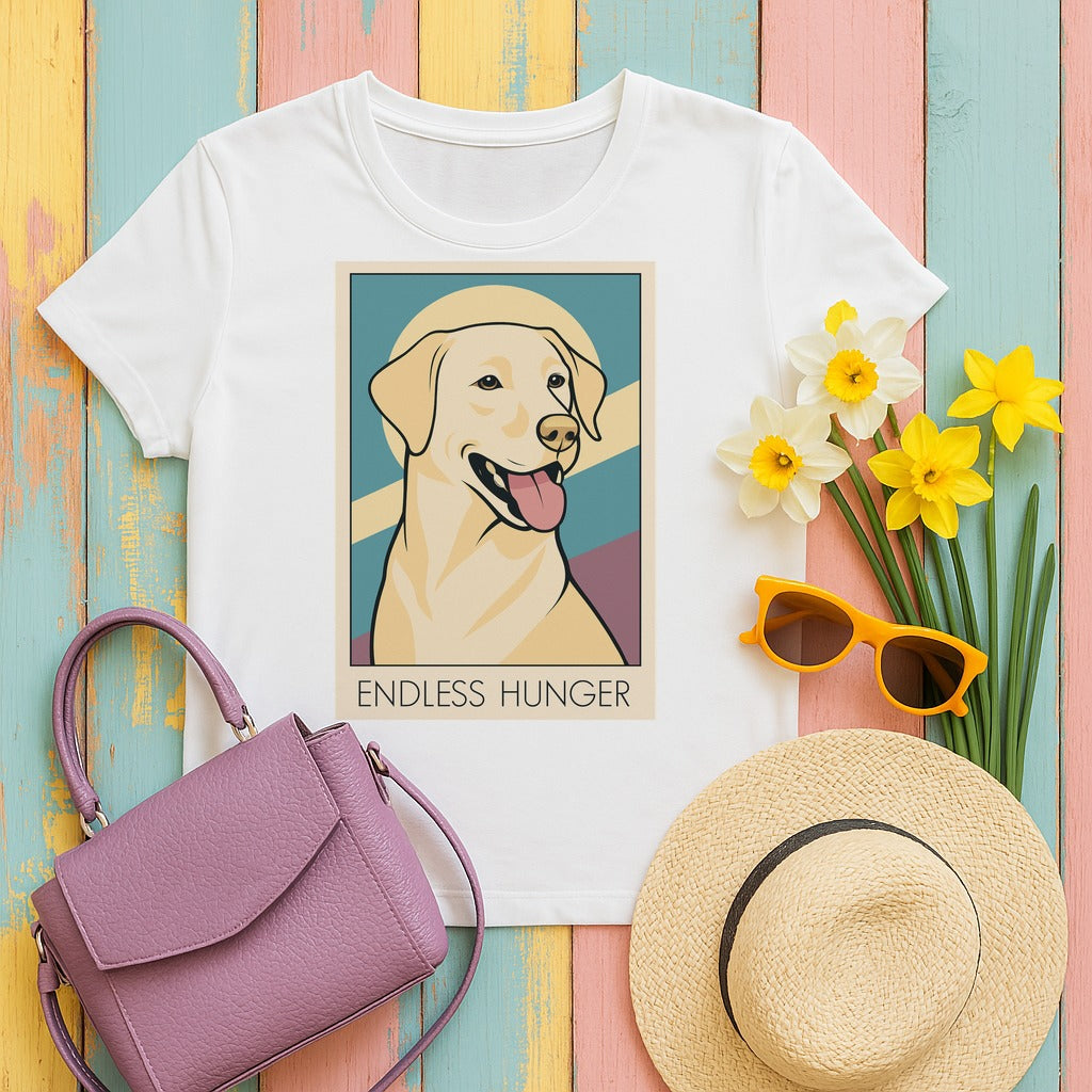 mig2 endless-hunger-yellow-lab tee flat lay hero v8