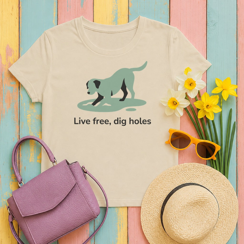 Live Free Lab T-Shirt in Sand