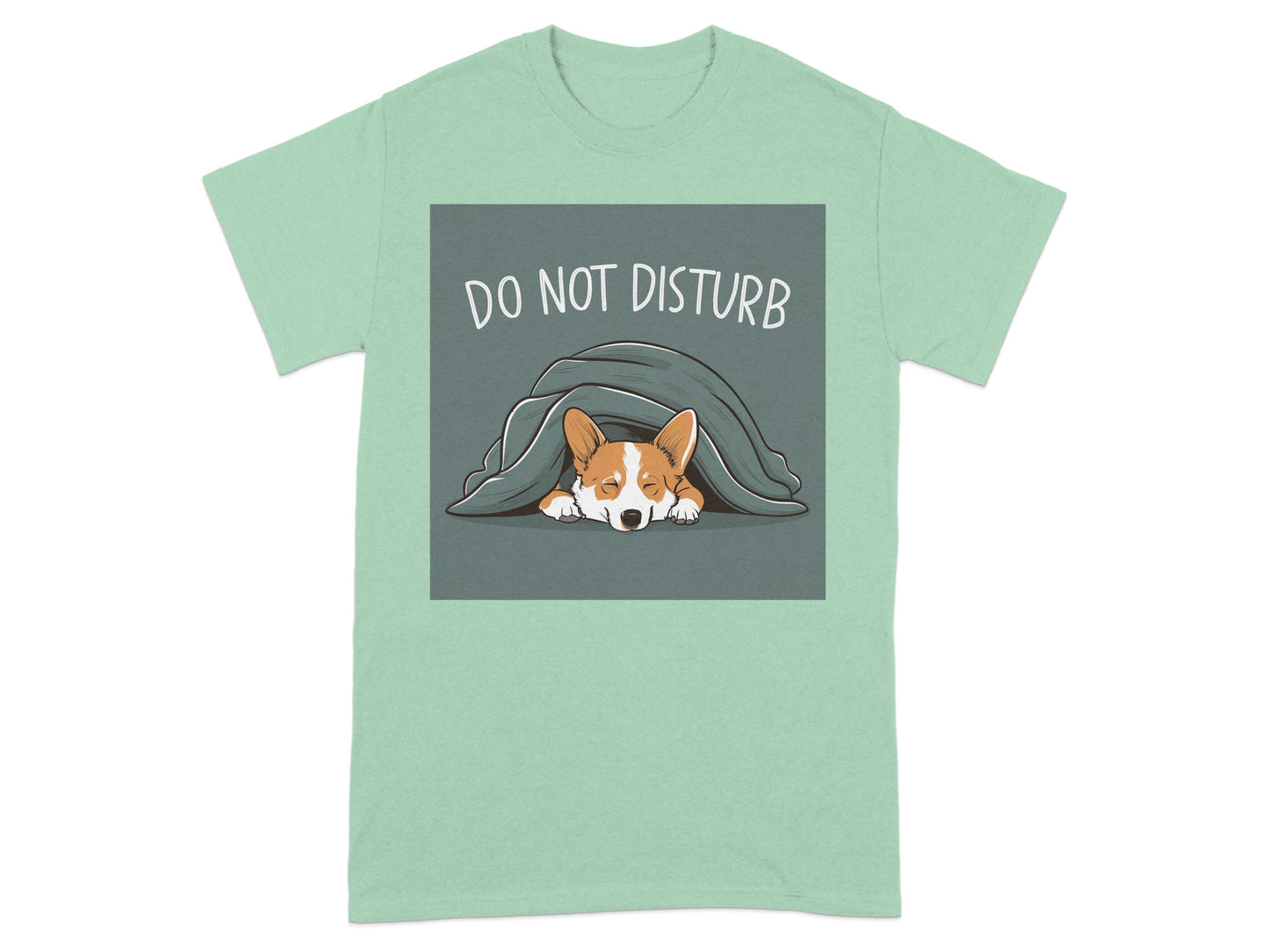 Do Not Disturb Corgi Under Blanket T-shirt product type