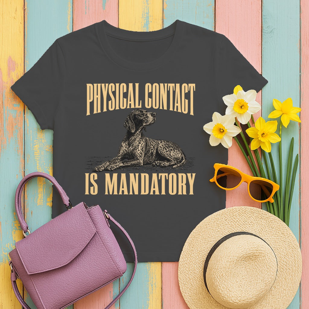 Affection Mandate German Shorthaired Pointer T-Shirt in Dark Heather