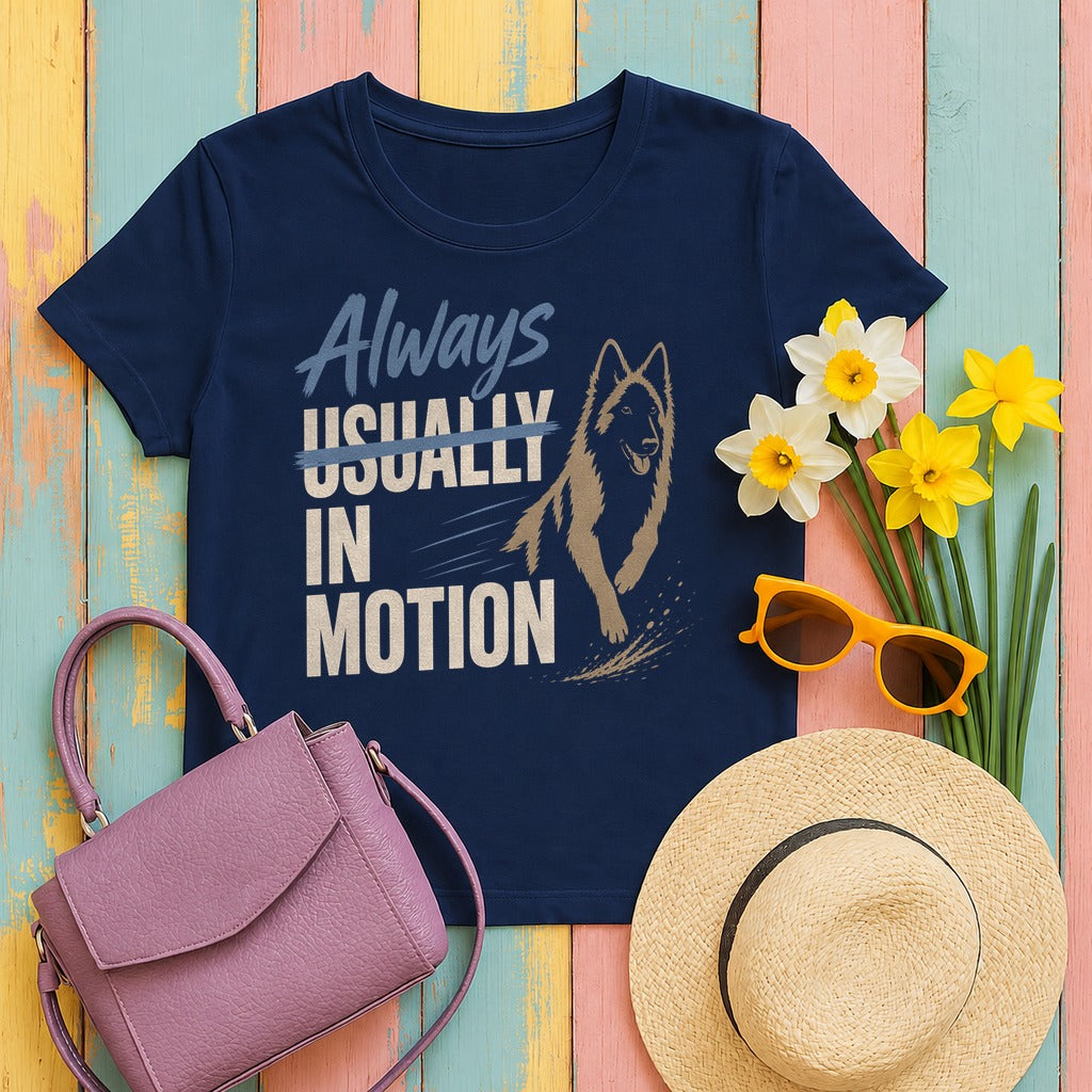 Always In Motion Tervuren T-Shirt in Navy