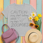 migbackfill caution-zoomies-ahead-golden-retriever-t-shirt tee flat lay hero v8