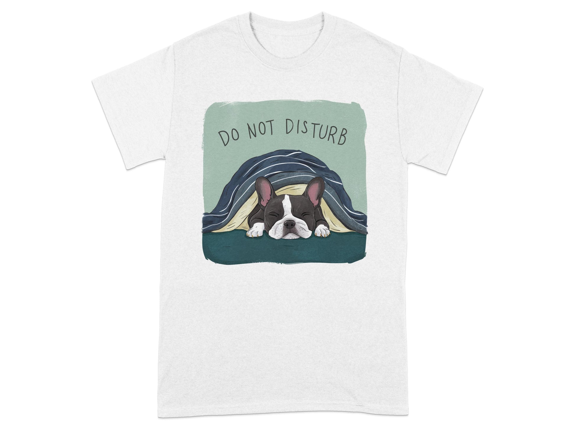 Do Not Disturb Bulldog Sleeping Graphic T-Shirt product type