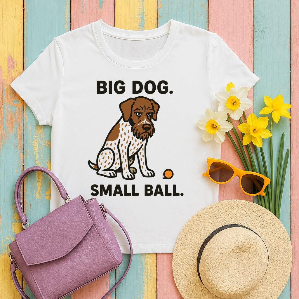 GWP Big Dog Small Ball Tee in White