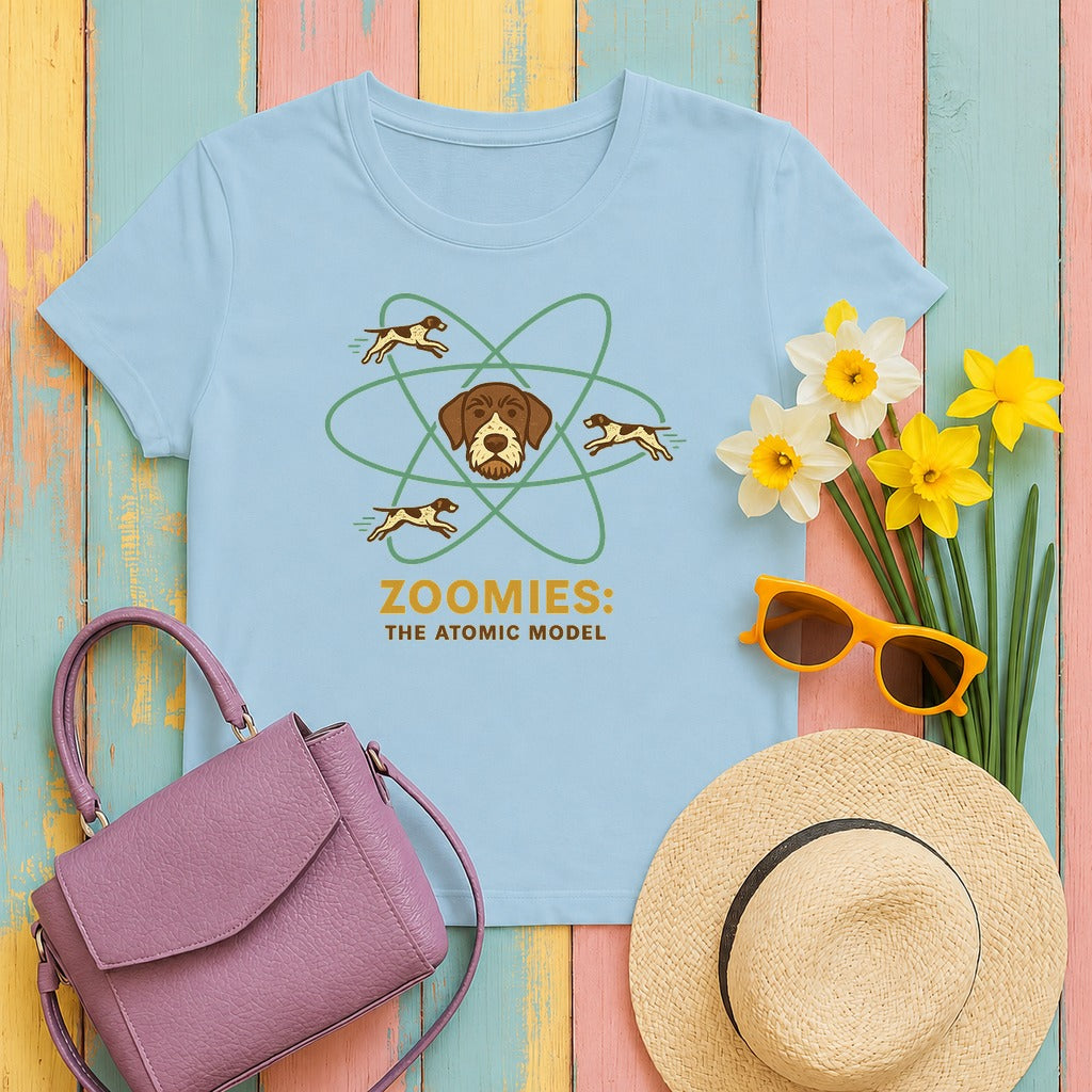 GWP Zoomies Atomic Model Tee in Light Blue
