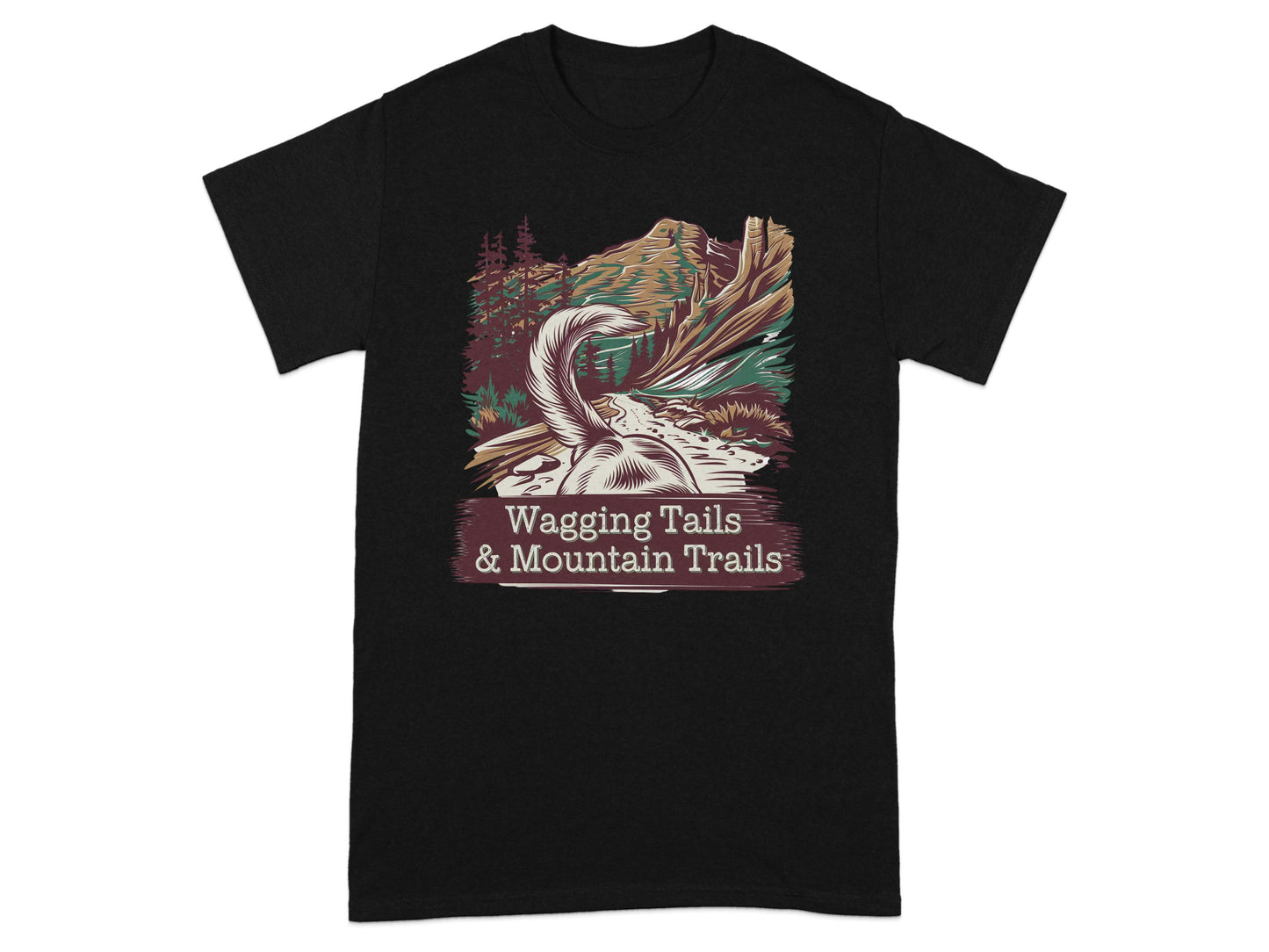 Wagging Tails and Mountain Trails Shirt product