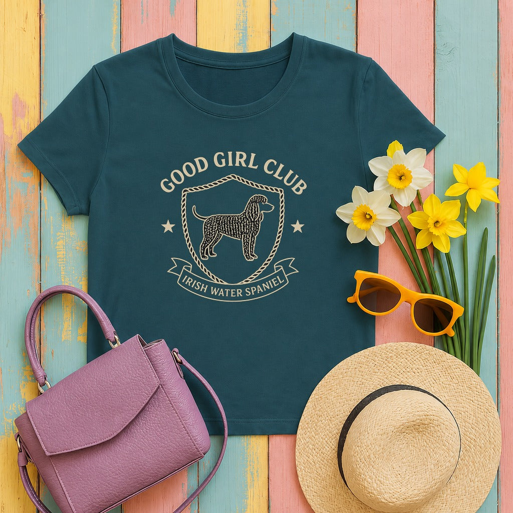 Irish Water Spaniel Good Girl Club Tee
