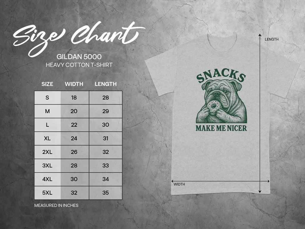 Snacks Make Me Nicer Graphic T-Shirt