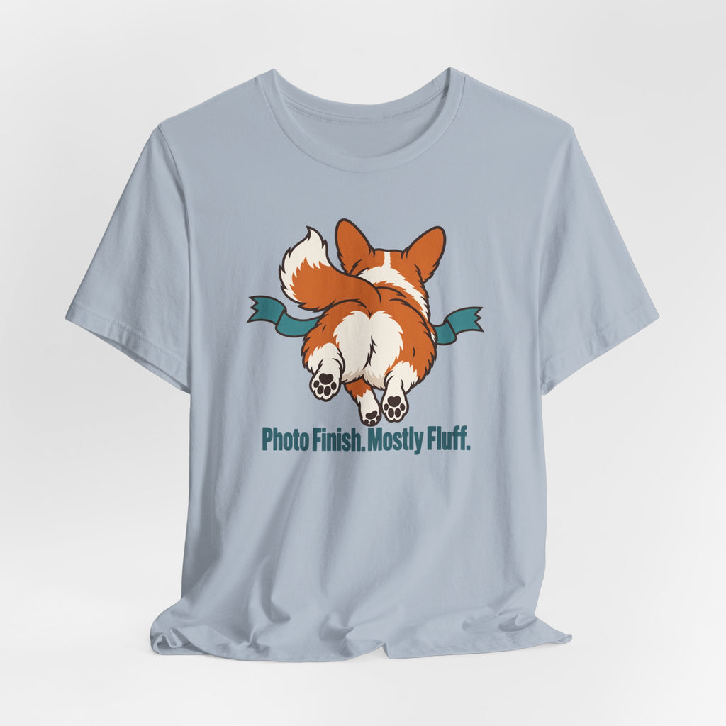 Photo Finish Mostly Fluff Corgi T-Shirt