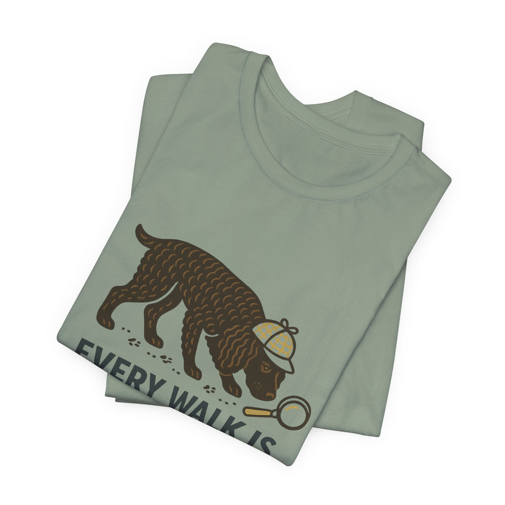 American Water Spaniel Every Walk Is An Investigation Tee