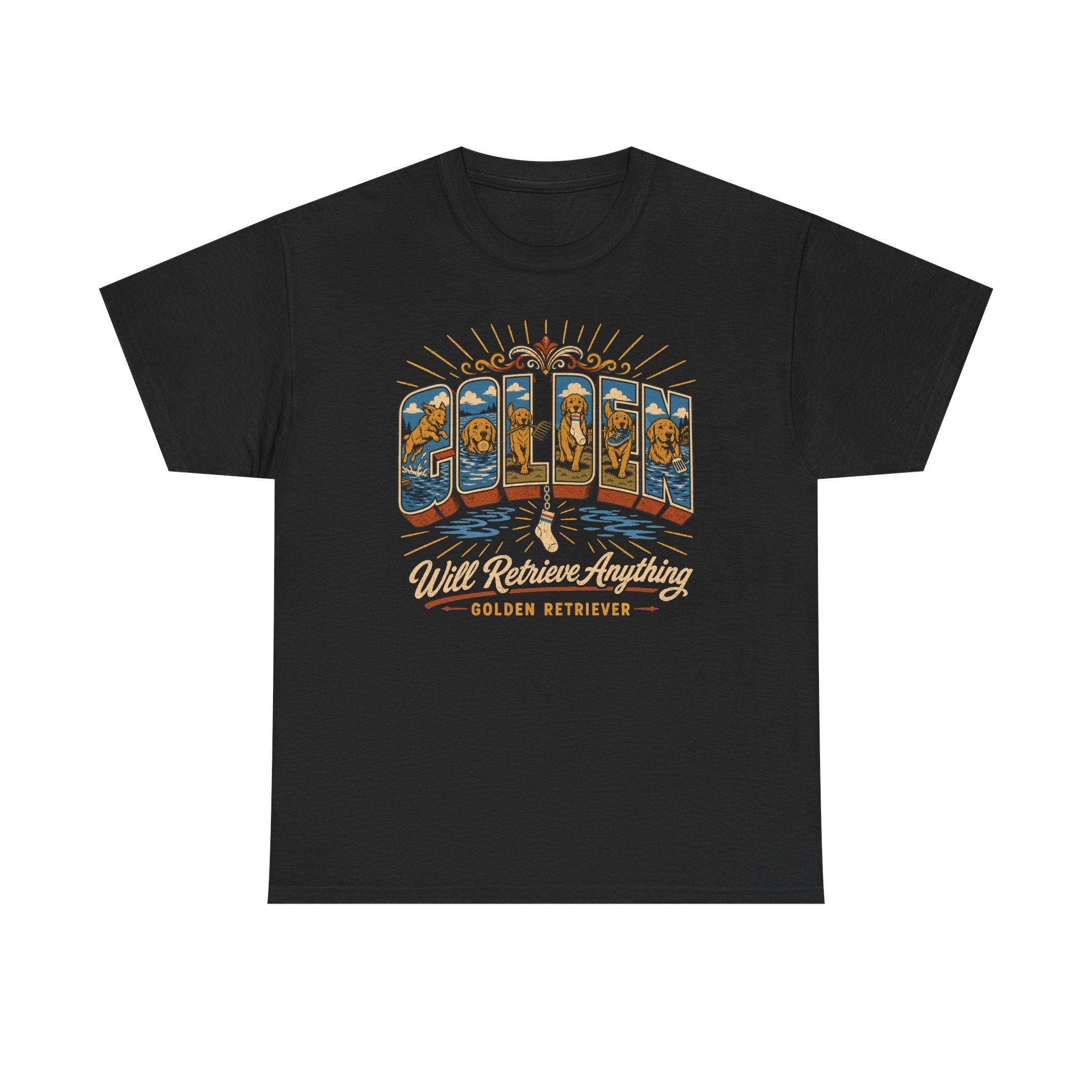 Golden Retriever Vintage T-Shirt