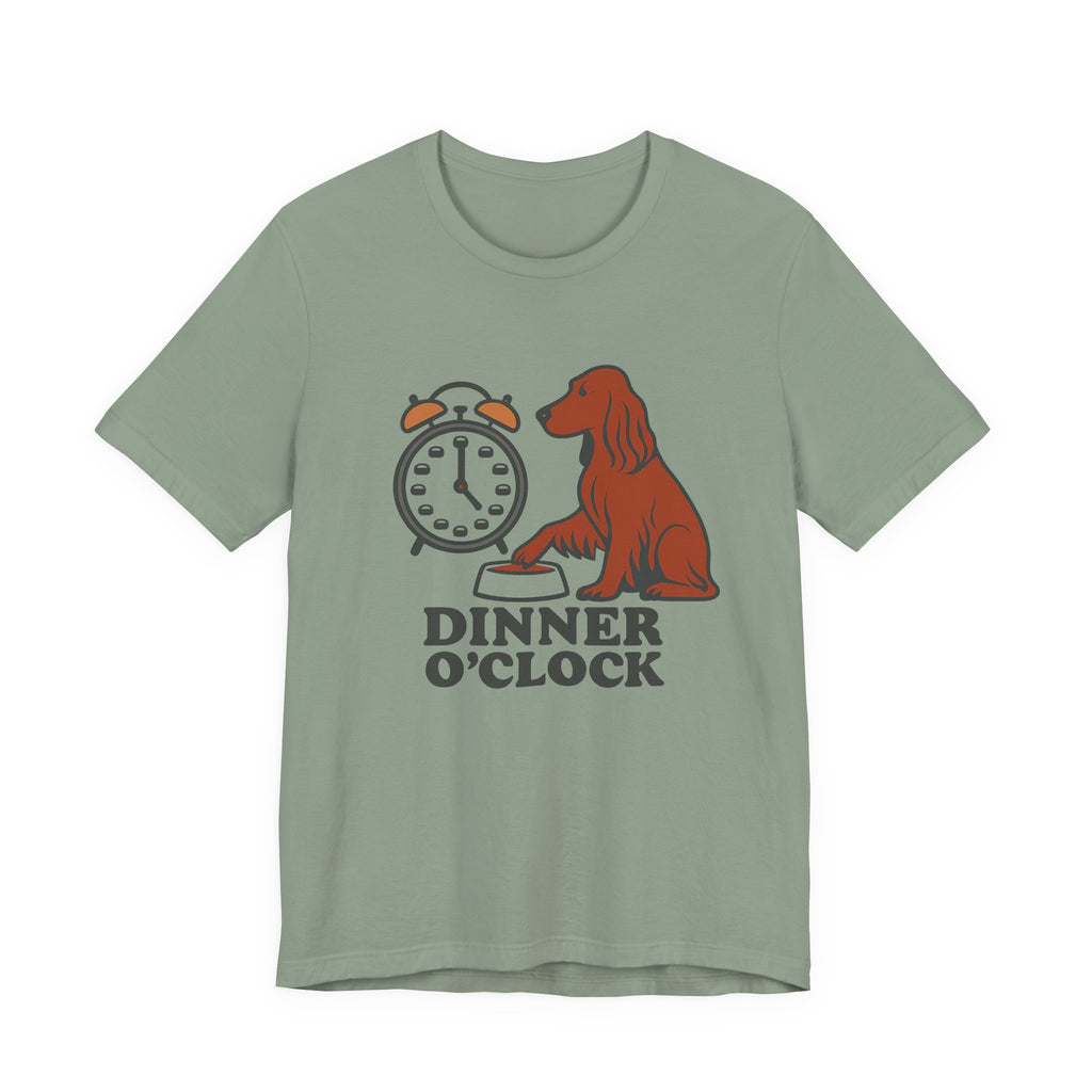 Irish Setter Dinner O'Clock Tee