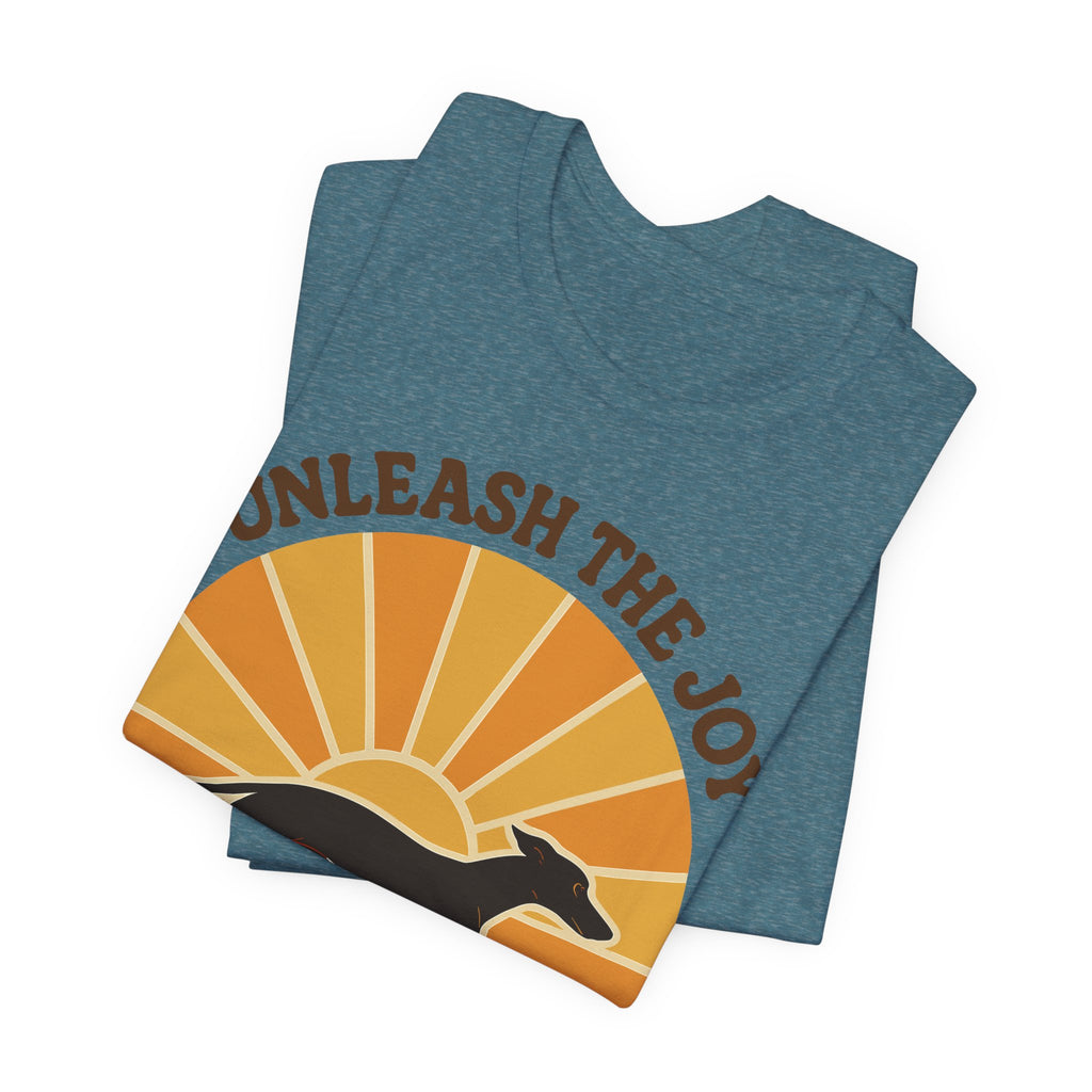Greyhound Unleash the Joy Tee