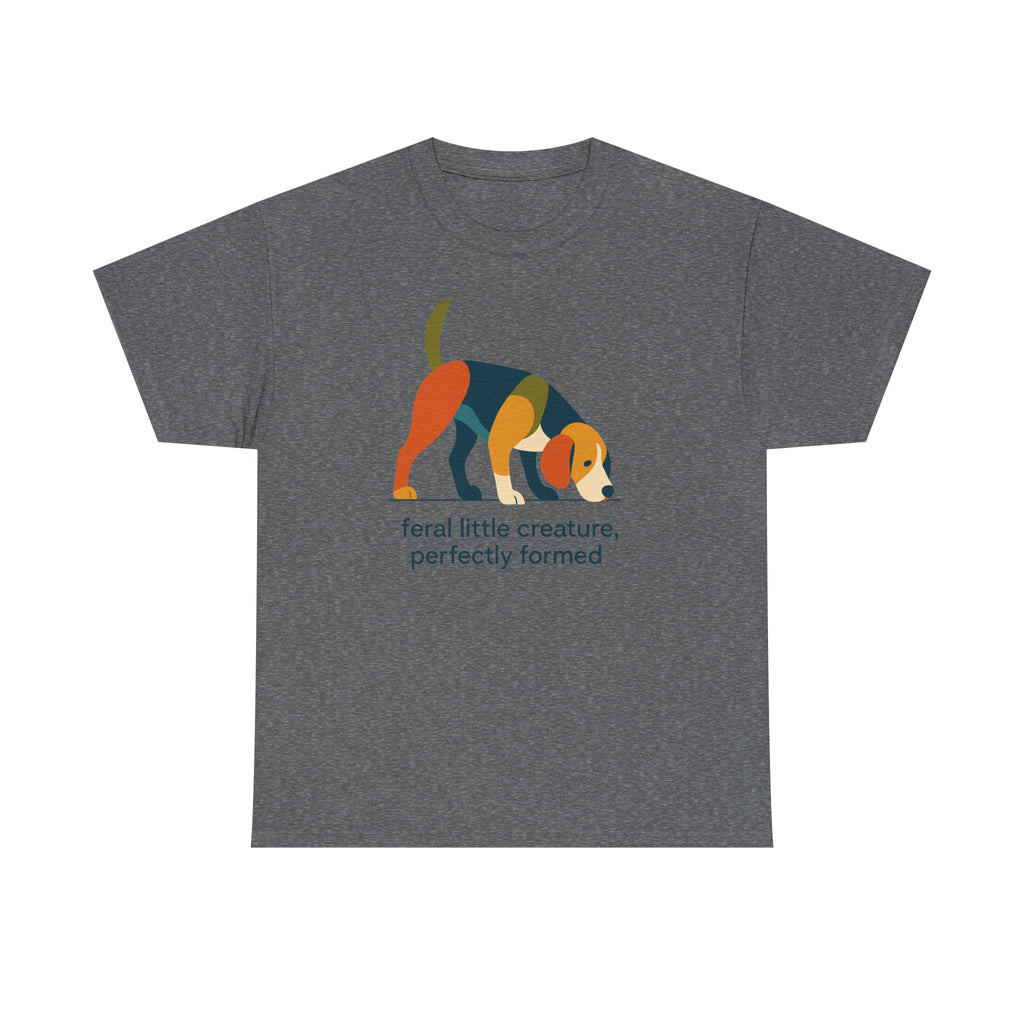 Feral Little Creature Sniffing Beagle T-Shirt