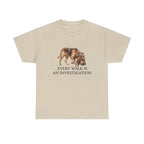 Every Walk Is An Investigation Sniffing Bloodhound T-Shirt