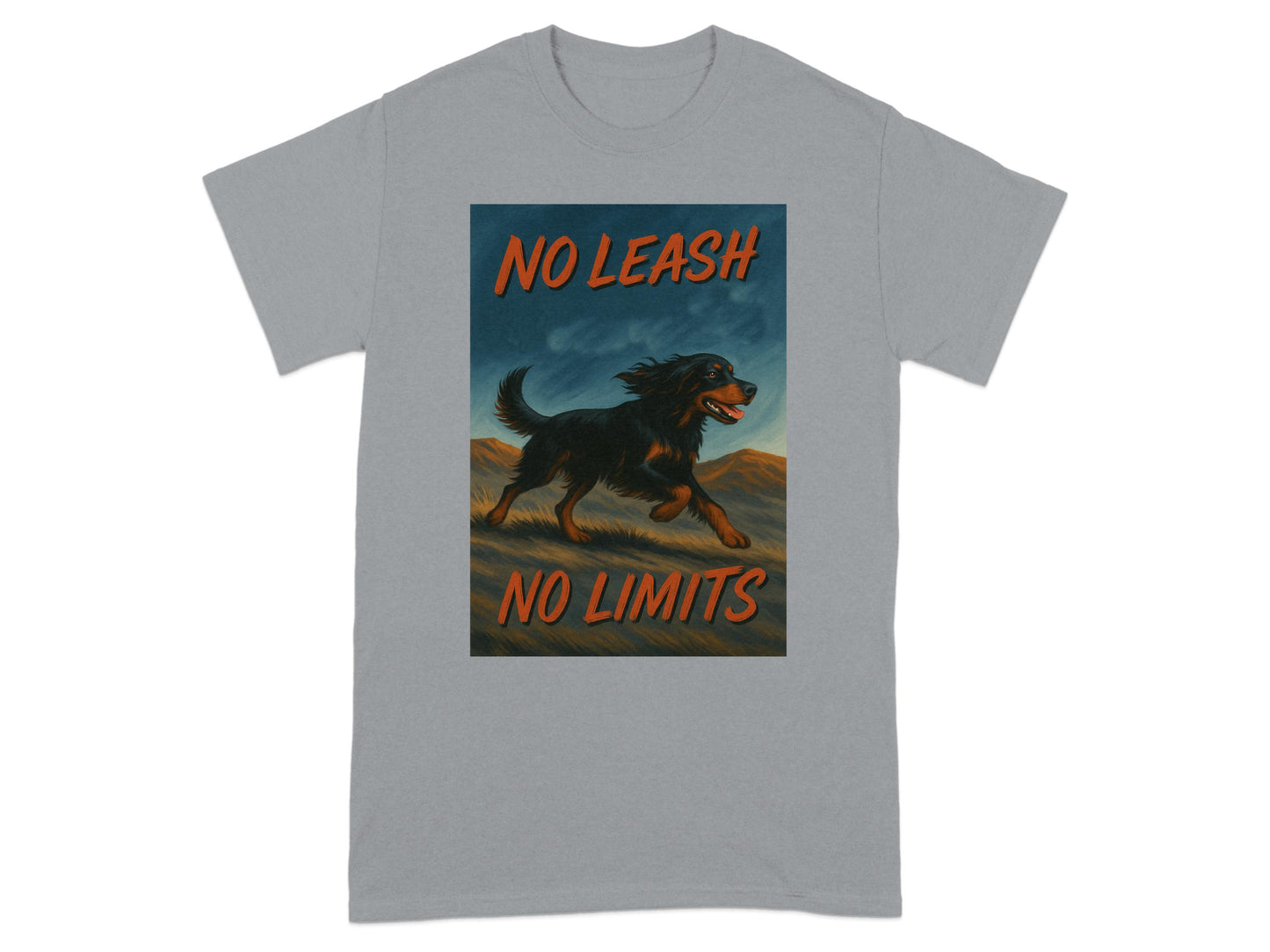 No Leash No Limits Graphic Design T-Shirt product type