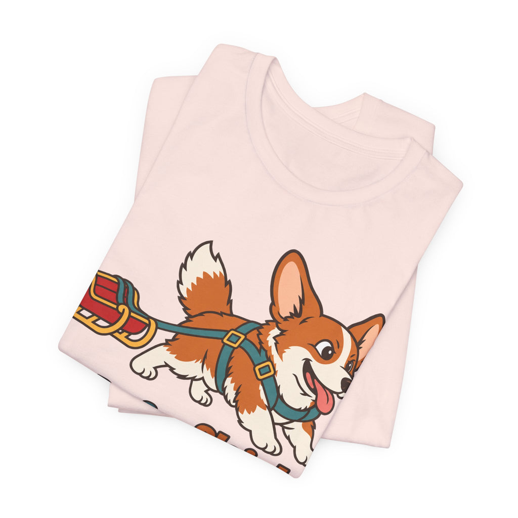 One Dog Open Sleigh Corgi T-Shirt