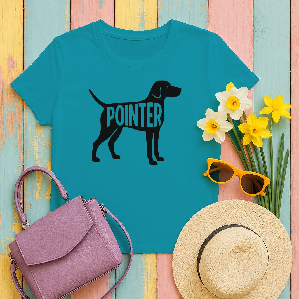 The Pointer Profile Premium T-Shirt in Tropical Blue