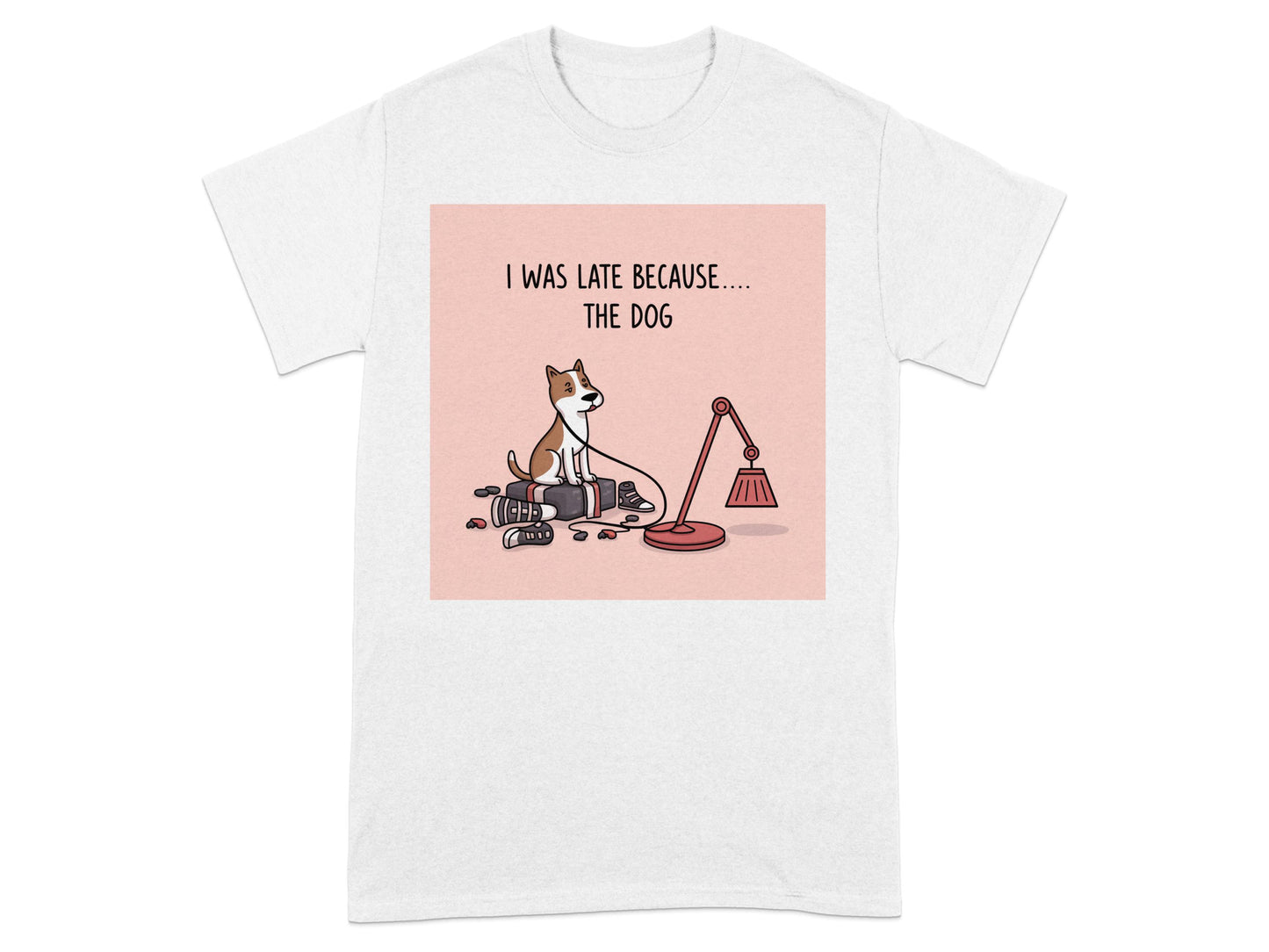 Humorous Dog Excuse Graphic Tee Shirt product type