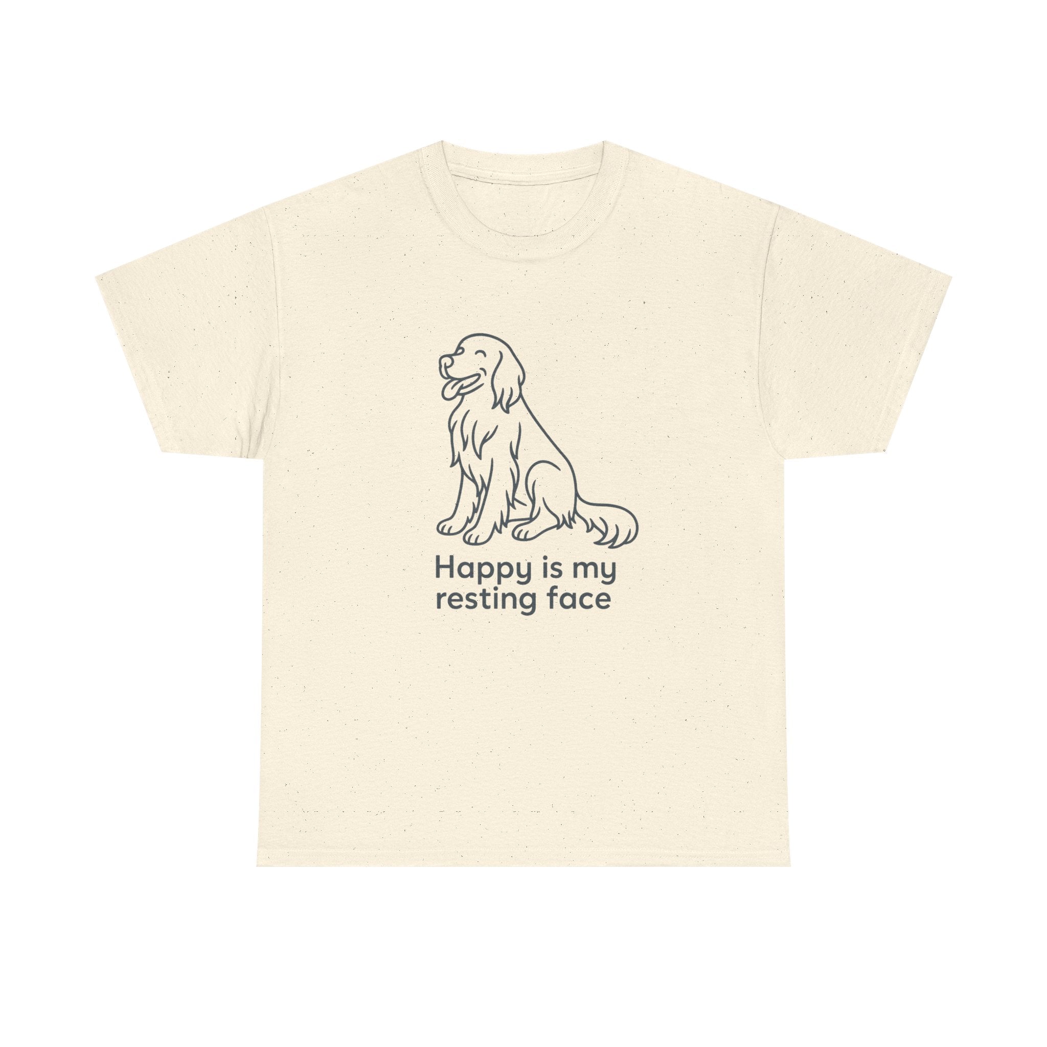 Happy Is My Resting Face - Funny Gordon Setter Tee