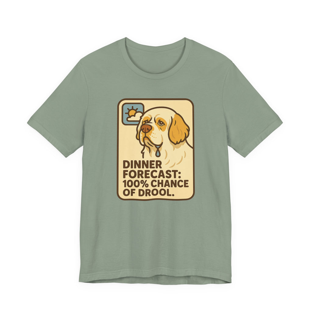 Clumber Dinner Forecast Tee