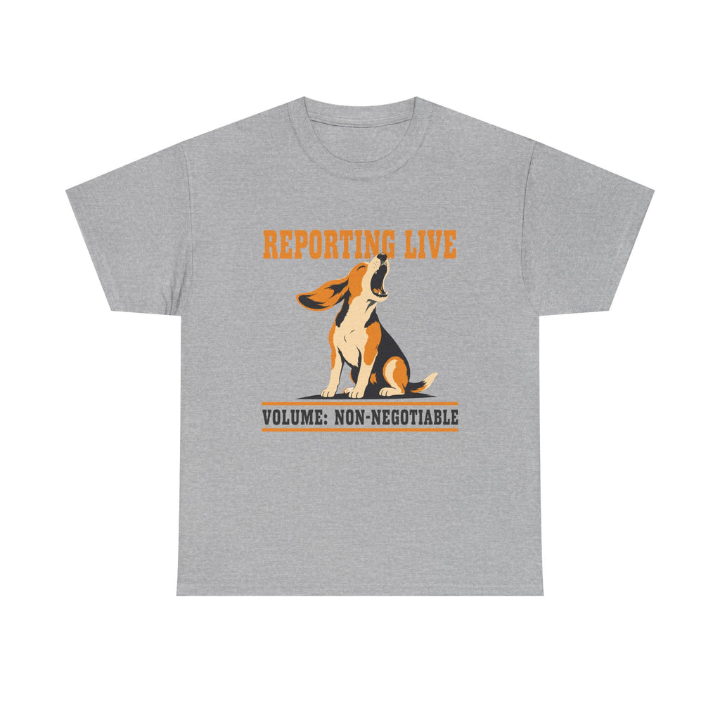 Reporting Live Howling Beagle T-Shirt