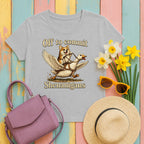 Corgi & Goose Shenanigans Graphic T-Shirt in Sport Grey