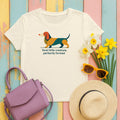Dachshund — Feral Creature Perfectly Formed Doxie T-Shirt in Natural