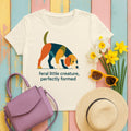 Feral Little Creature Sniffing Beagle T-Shirt in Natural