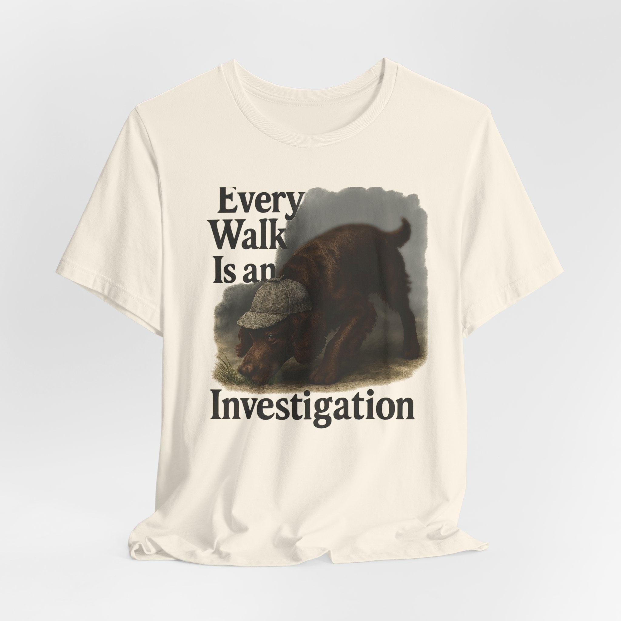 Boykin Spaniel Every Walk Is an Investigation Tee