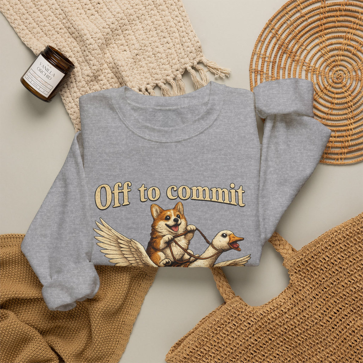 Corgi & Goose Shenanigans Graphic Sweatshirt