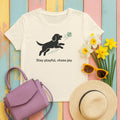 Stay Playful Gordon Setter T-Shirt in Natural