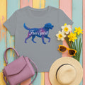 Labrador Retriever — Free Spirit Labrador T-Shirts in Gravel