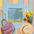 Sunny Doxie Days T-Shirt in Light Blue