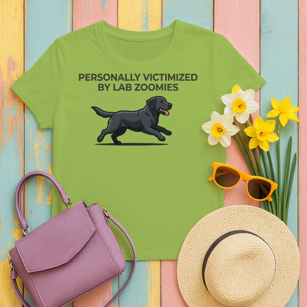 Labrador Zoomies Premium T-shirt in Kiwi