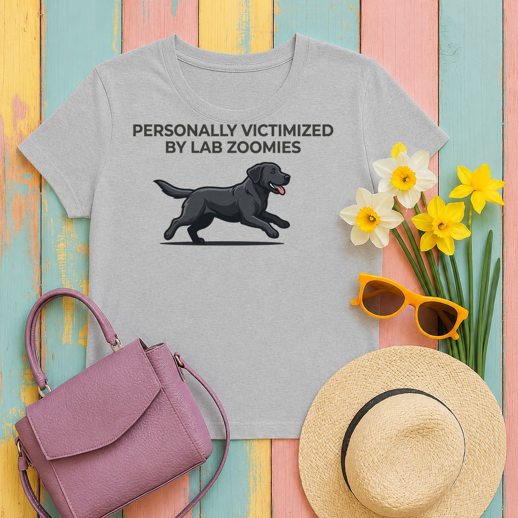 Labrador Zoomies Premium T-shirt in Sport Grey