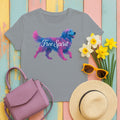 Golden Retriever Free Spirit T-Shirts in Gravel